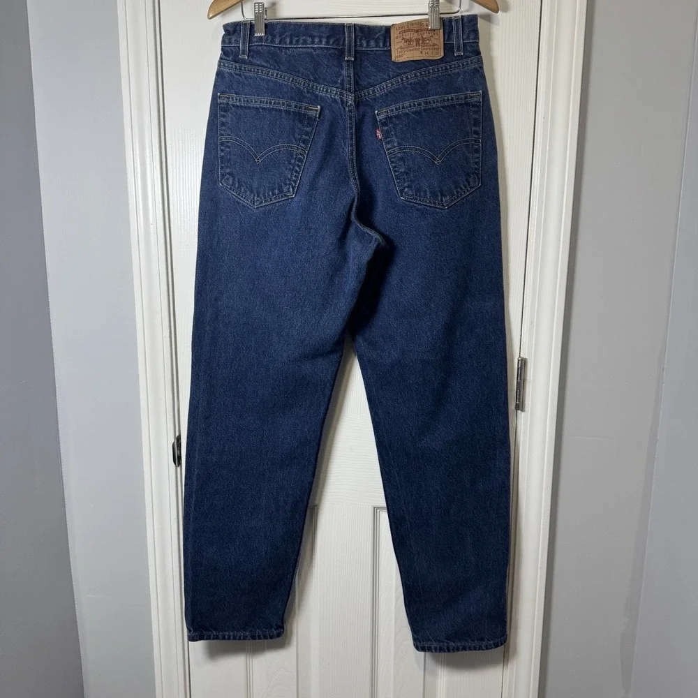 Levi's 550‎ Relaxed Fit Jeans Mens W34 L32 Blue Denim Vintage